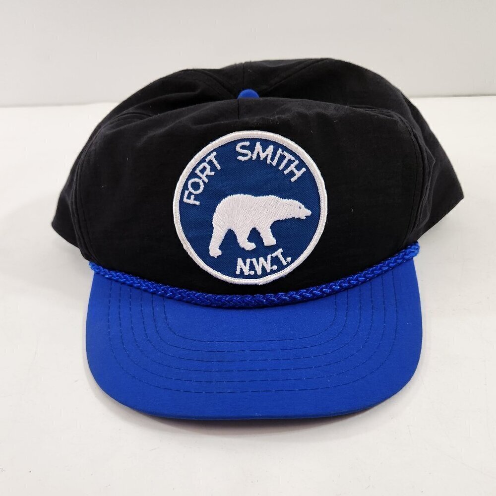 Fort Smith NWT Patch Trucker Hat with Blue Cord Detail